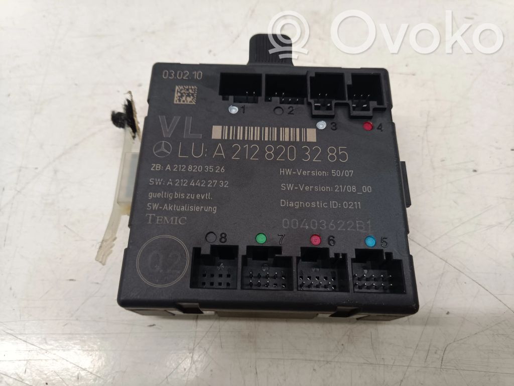 Unité de commande module de porte   A2128203285