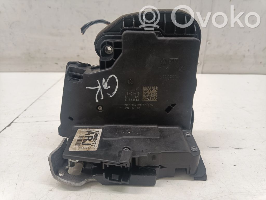 Opel Astra K Zamek drzwi tylnych 
