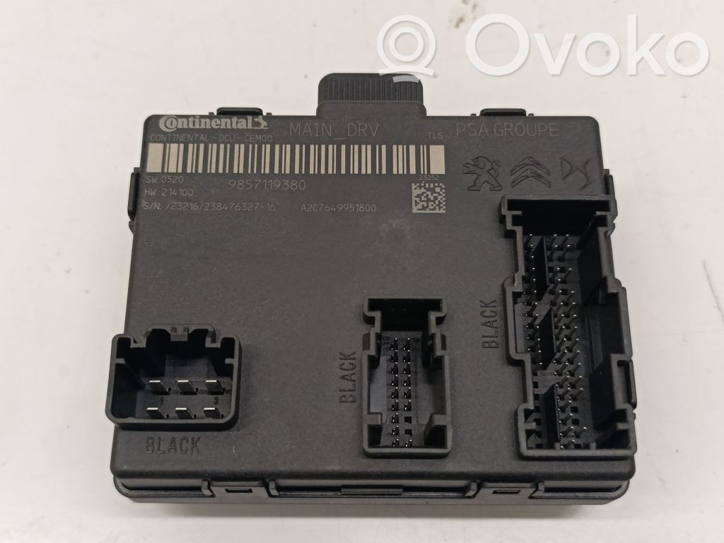 Opel Astra L Door control unit/module 