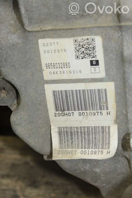 Automatic gearbox   2222ZR,20GH07,9658032880