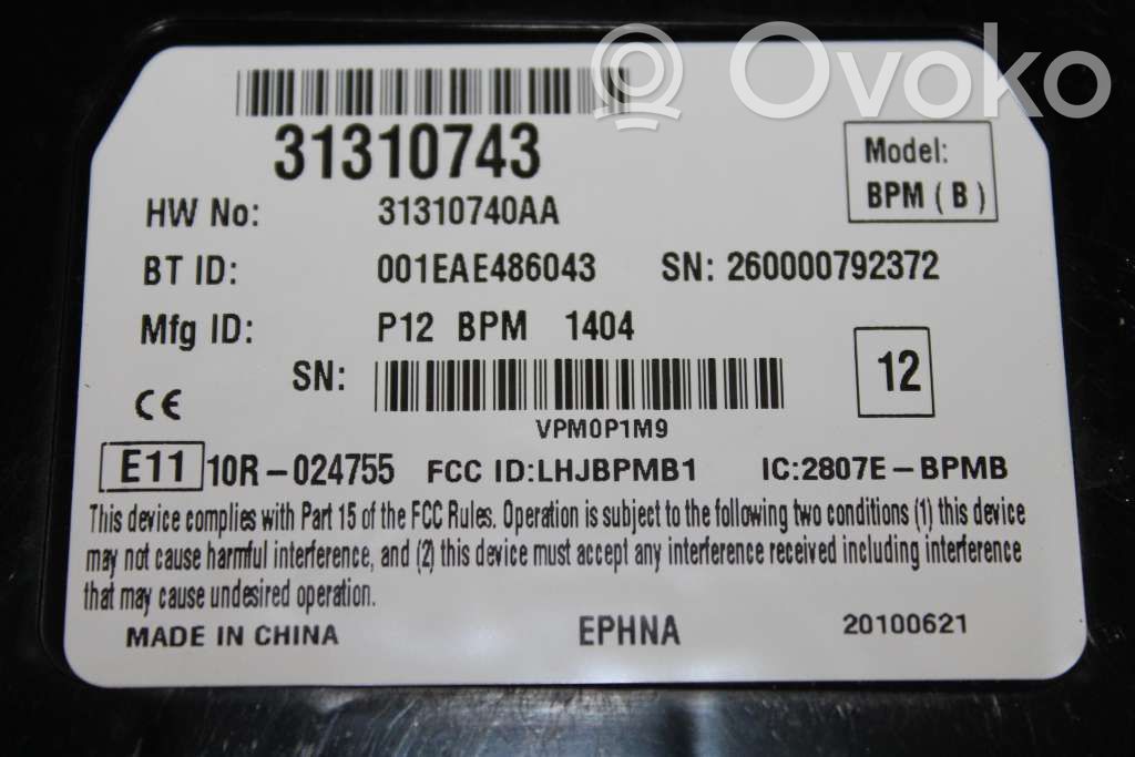 Phone control unit/module   31310740,31310740