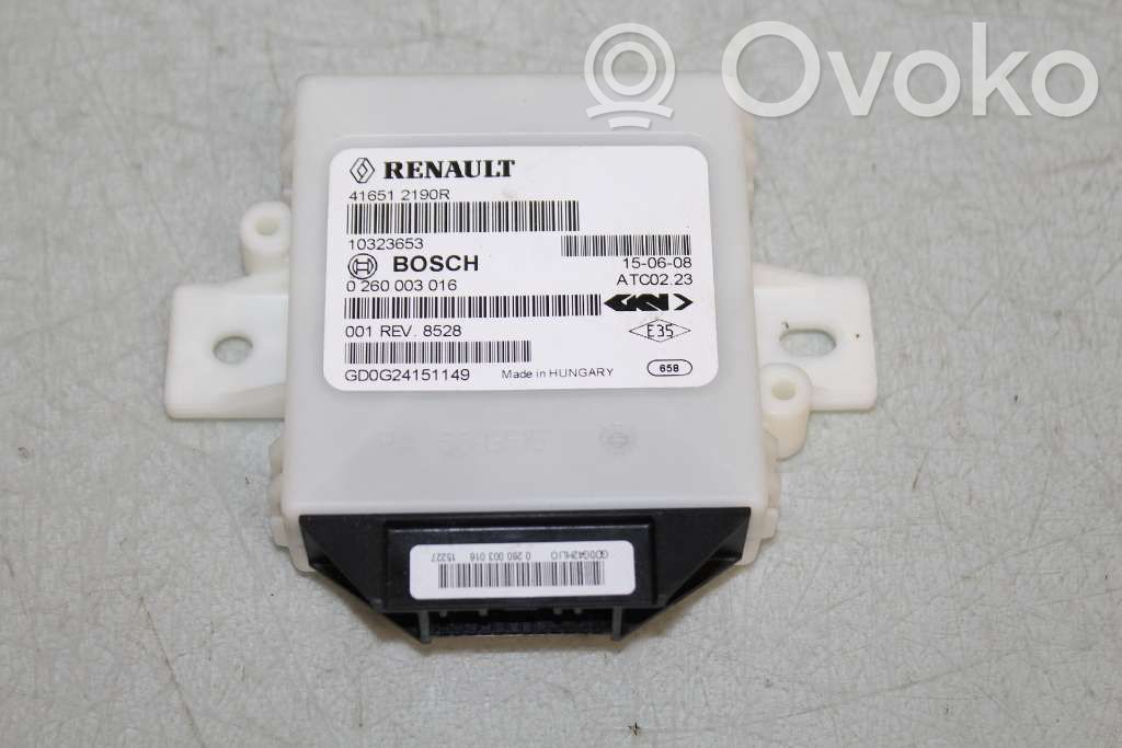 Dacia Duster Other control units/modules 