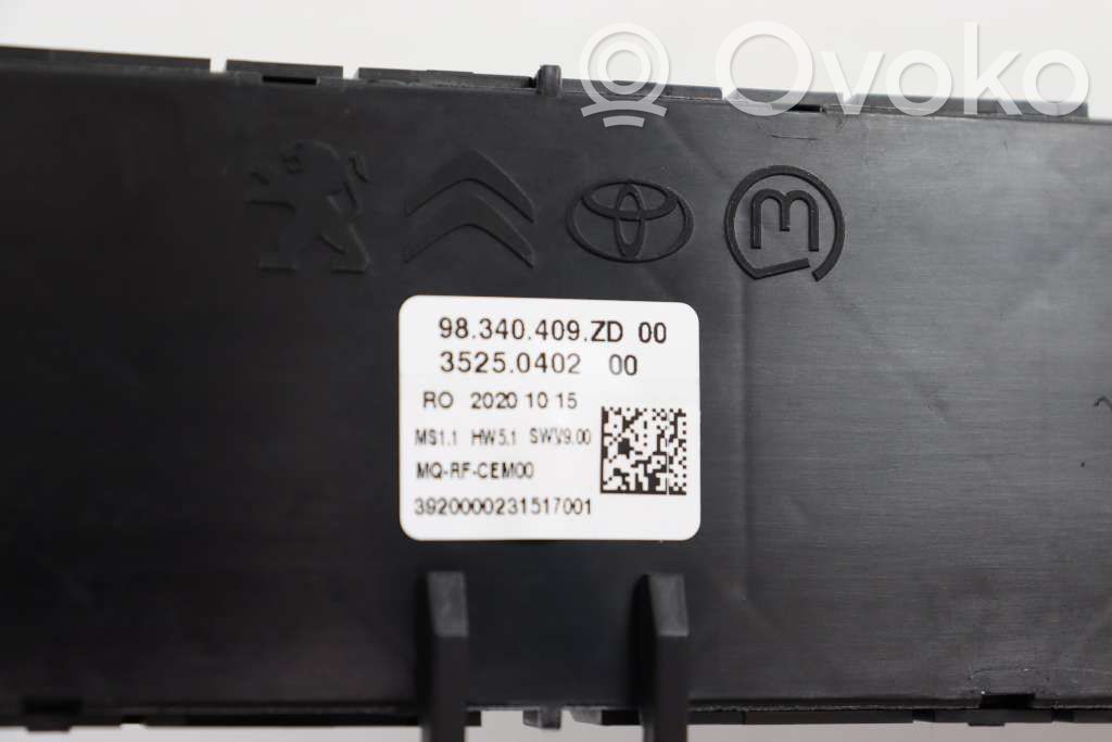 Toyota Proace Climate control unit 