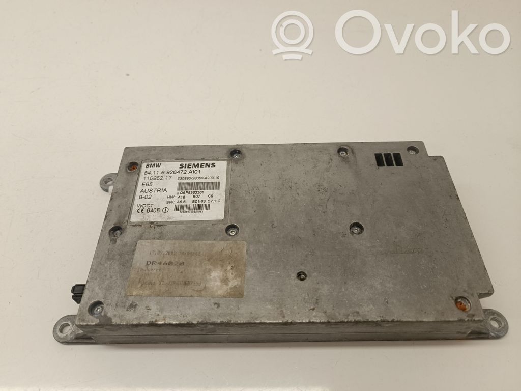 BMW 7 E65 E66 Phone control unit/module 