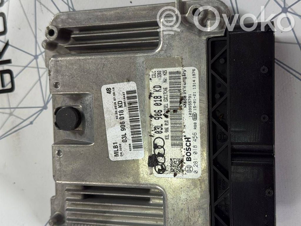 Engine control unit/module   03L906018KD,0281018456