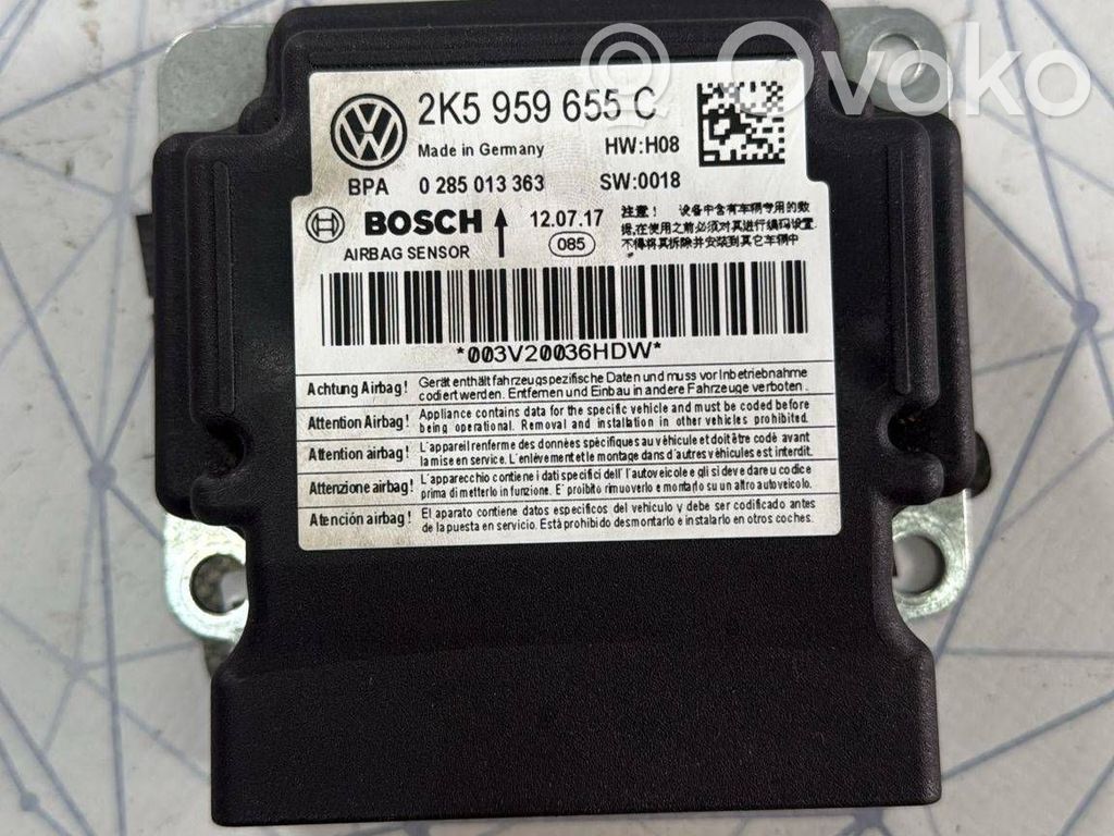 Volkswagen Caddy Airbag control unit/module 