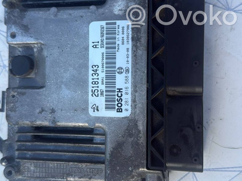 Engine control unit/module   25181343,0281016588