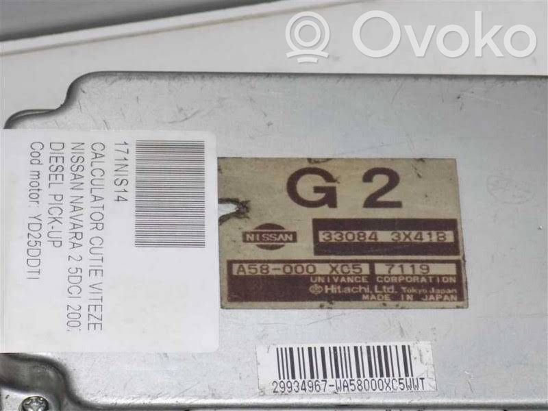 Nissan Navara D40 Module de contrôle de boîte de vitesses ECU 