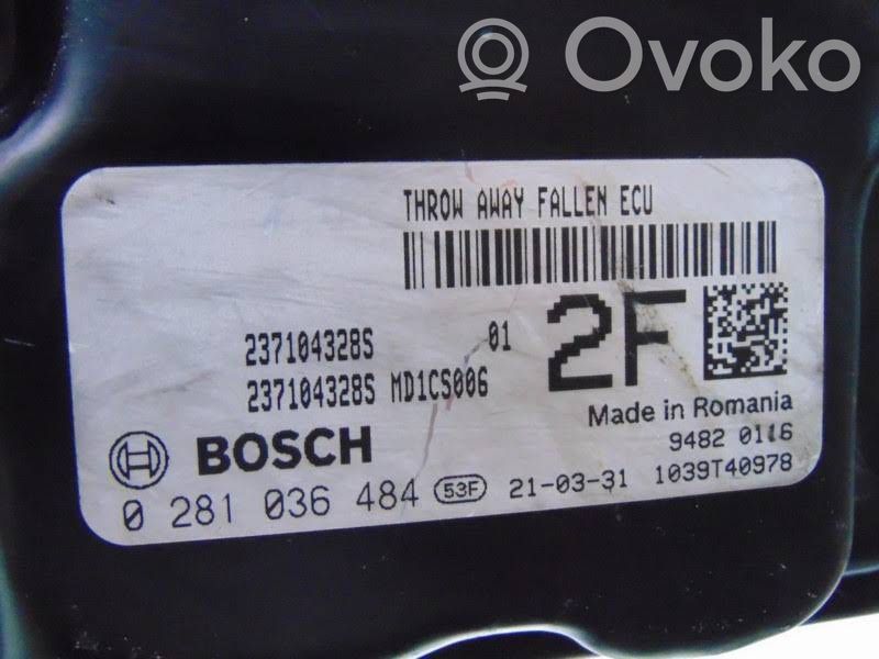 Dacia Dokker Engine control unit/module 