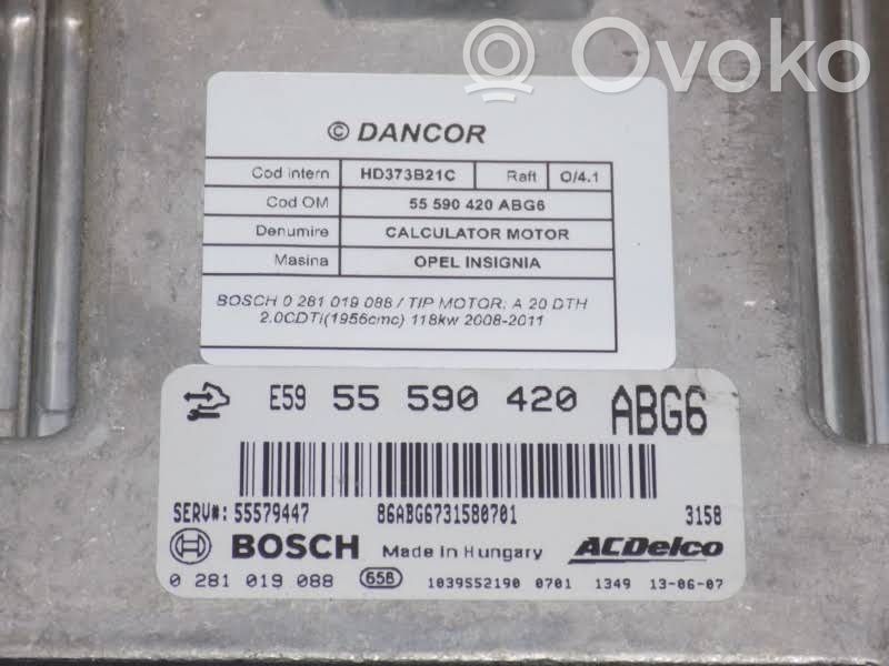 Opel Insignia A Sterownik / Moduł ECU 