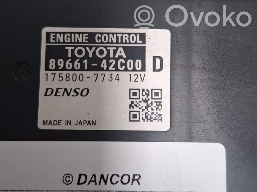 Toyota RAV 4 (XA30) Calculateur moteur ECU 