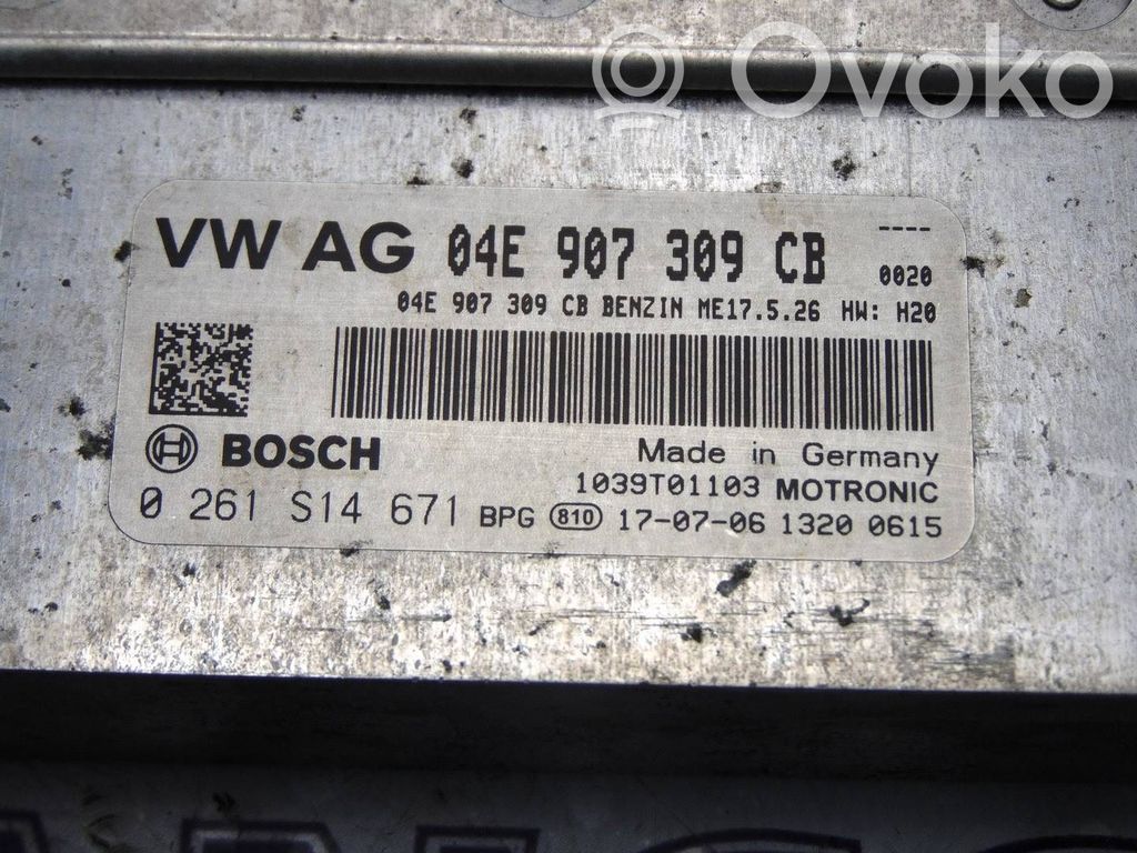 Skoda Fabia Mk3 (NJ) Engine control unit/module 