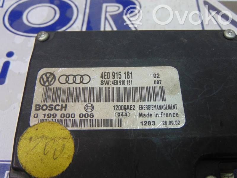 Audi A8 S8 D5 Power management control unit 