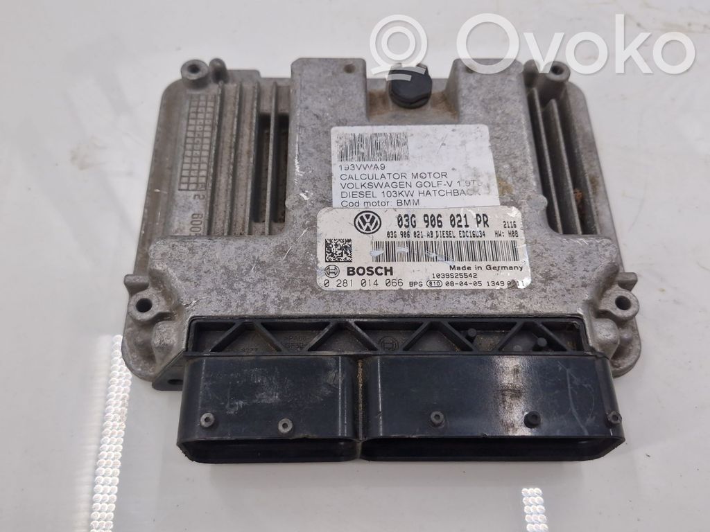 Volkswagen Golf V Engine control unit/module 