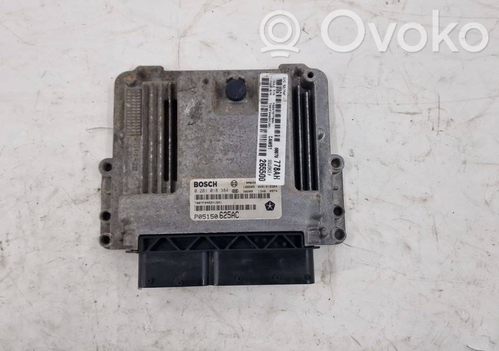 Komputer / Sterownik ECU silnika   68079778AH