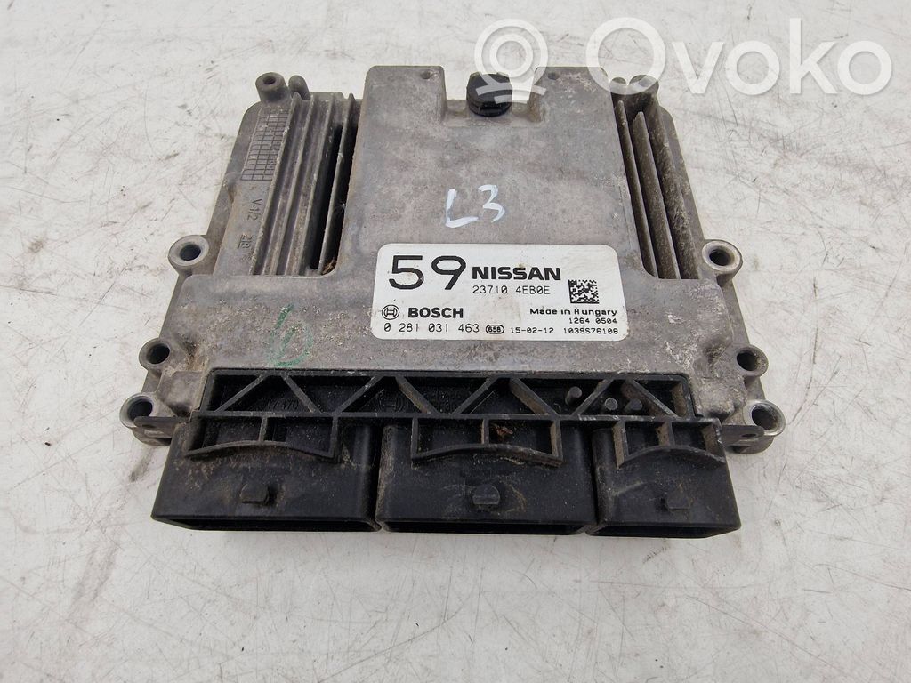 Nissan Qashqai Engine control unit/module 