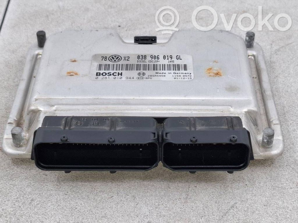 Engine control unit/module   038906019GL,28SA5458,0281010944