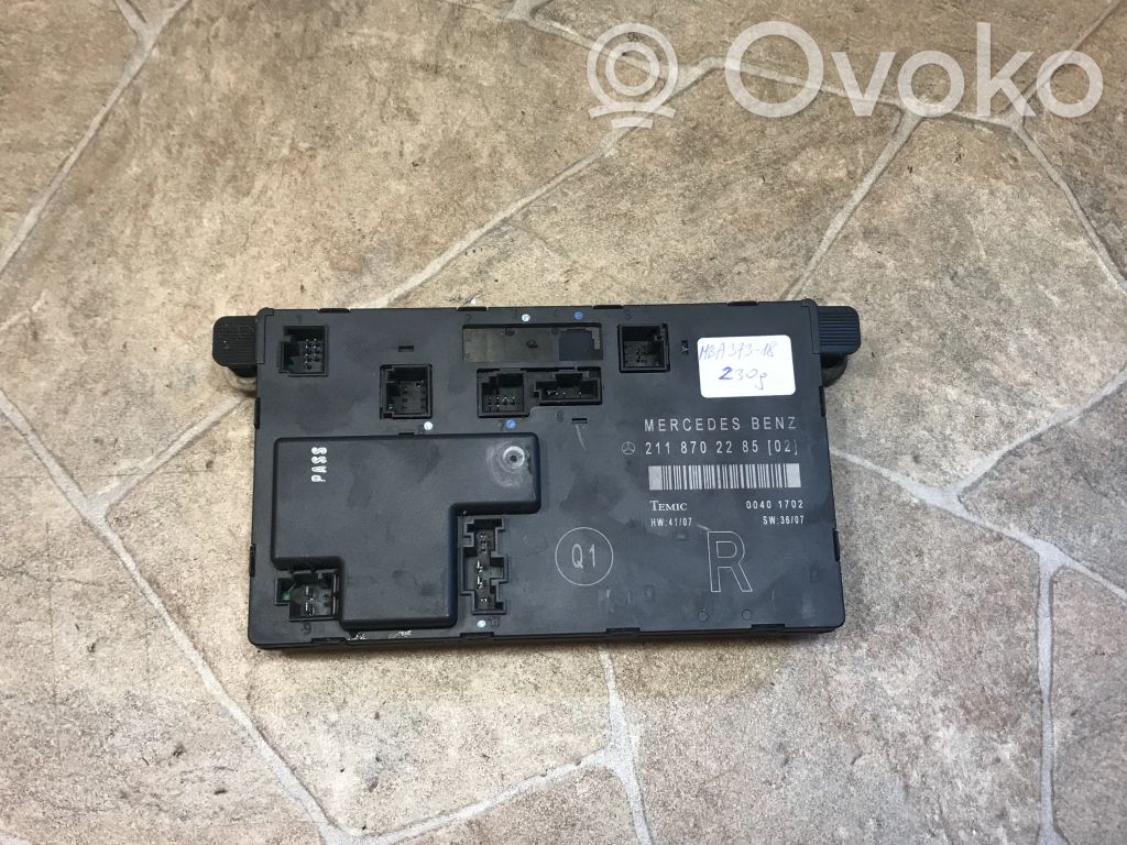 Mercedes-Benz E W211 Door control unit/module 