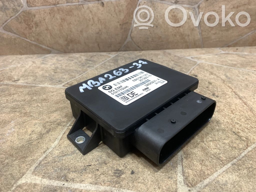 BMW 5 F10 F11 Unité de contrôle, module EMF frein arrière 