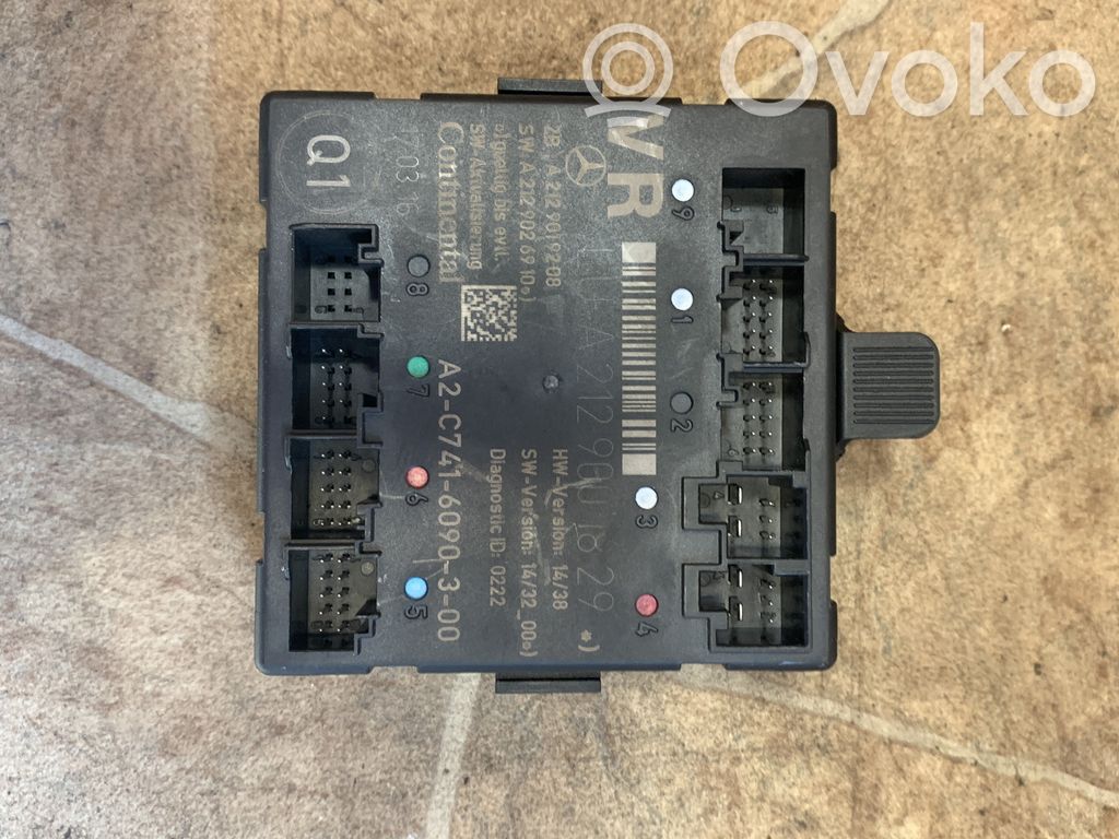 Mercedes-Benz E W212 Oven ohjainlaite/moduuli 