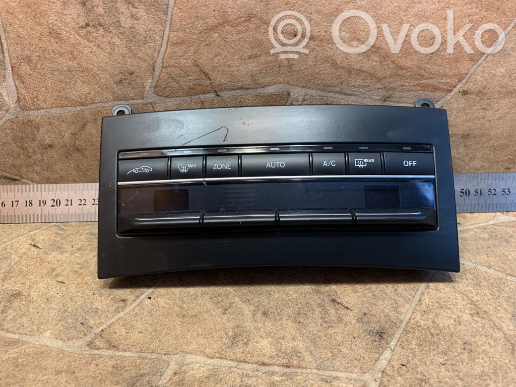 Mercedes-Benz E W212 Interruptor de control del ventilador interior 