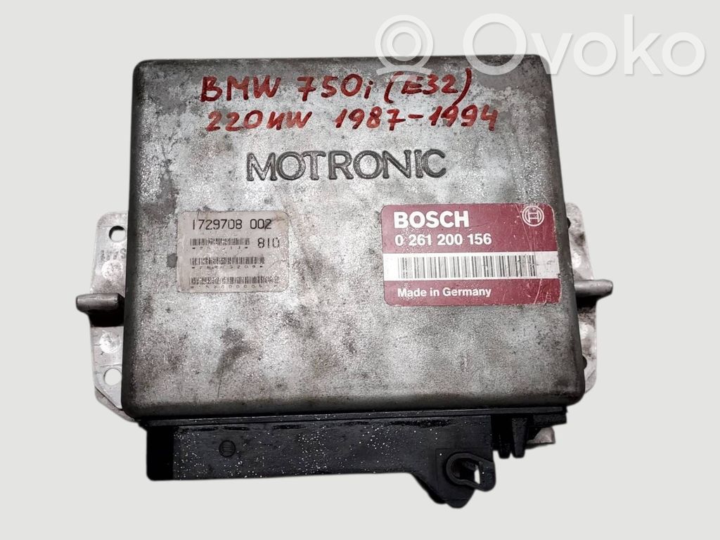 Unidad de control/módulo del motor   0261200156