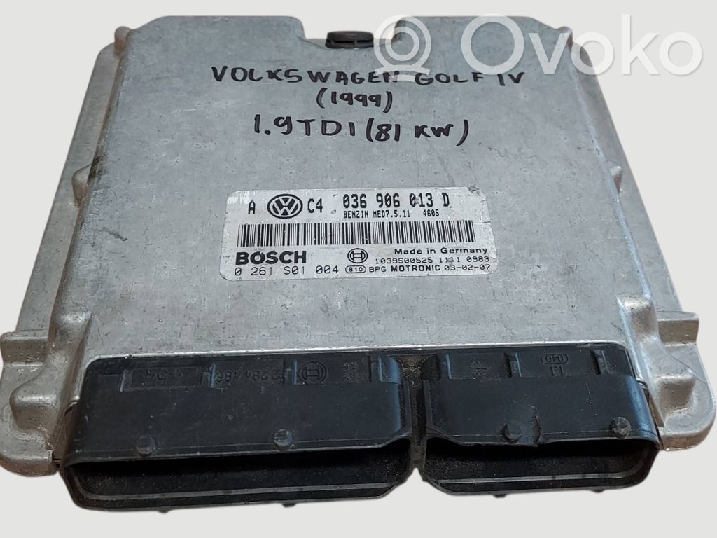 Volkswagen Golf IV Engine control unit/module 