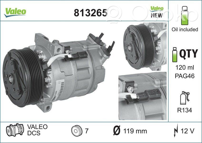 Opel Movano B Compressore aria condizionata (A/C) (pompa) 