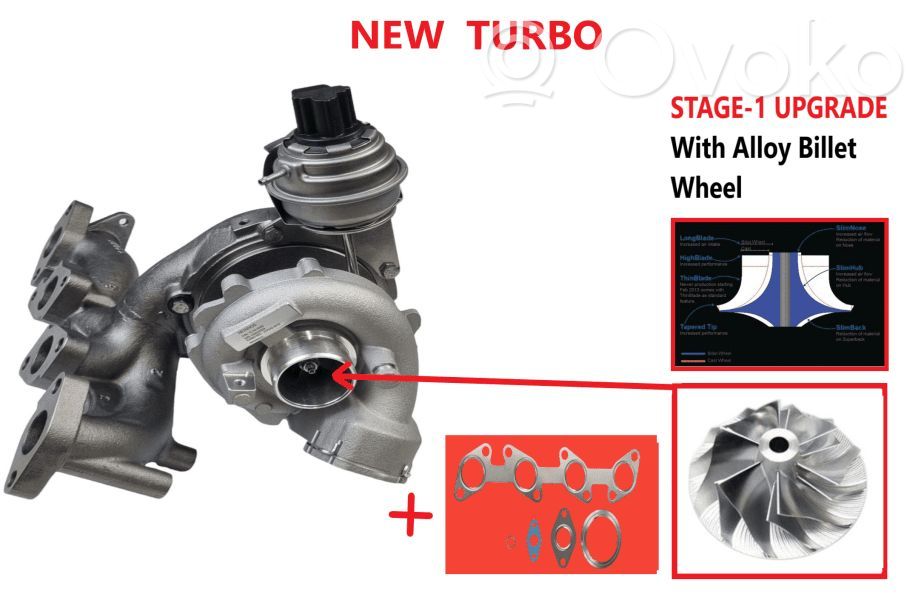 Audi A3 S3 8P Turbina 