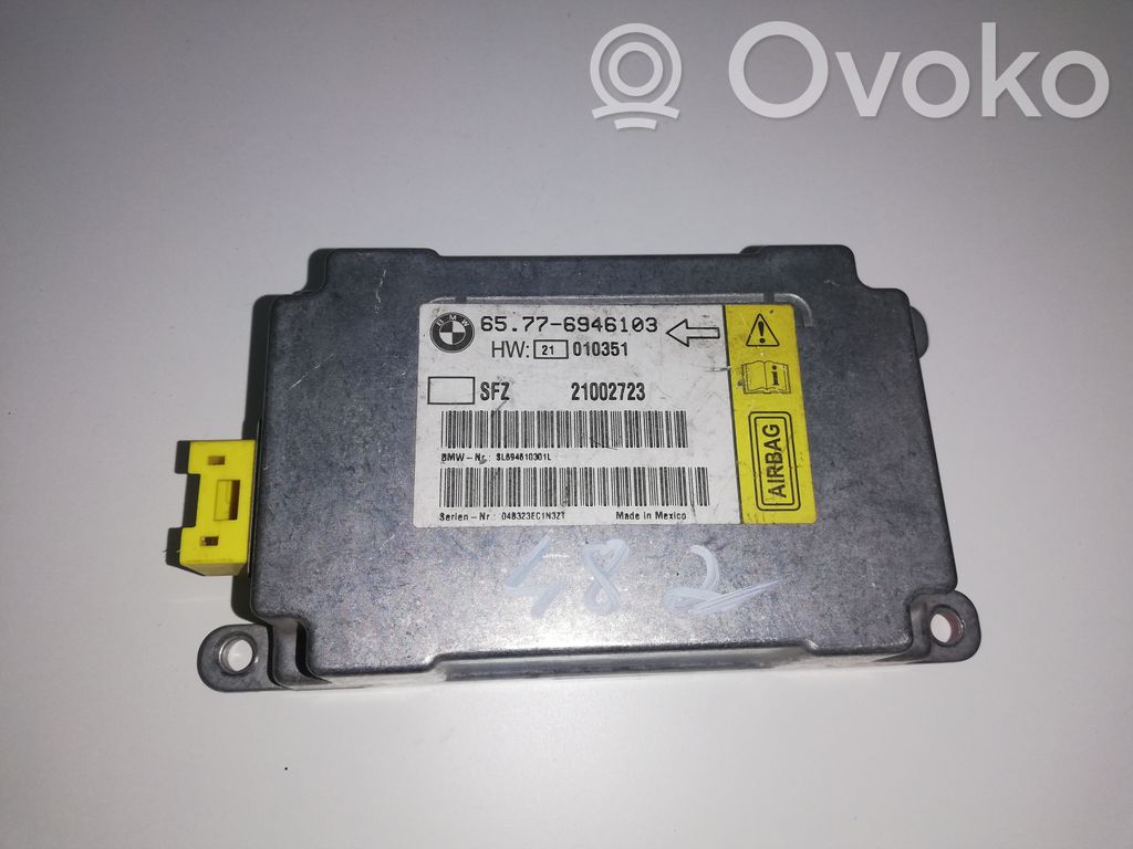 BMW 5 E60 E61 Unidad de control/módulo del Airbag 