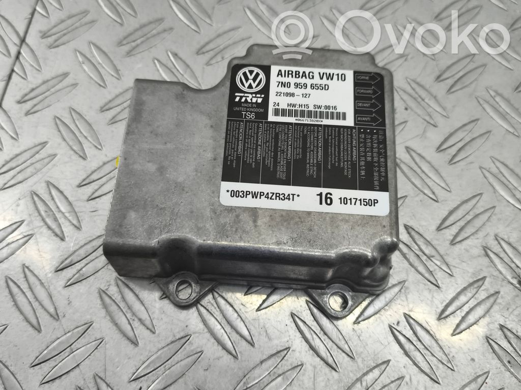 Seat Alhambra (Mk2) Airbag control unit/module 