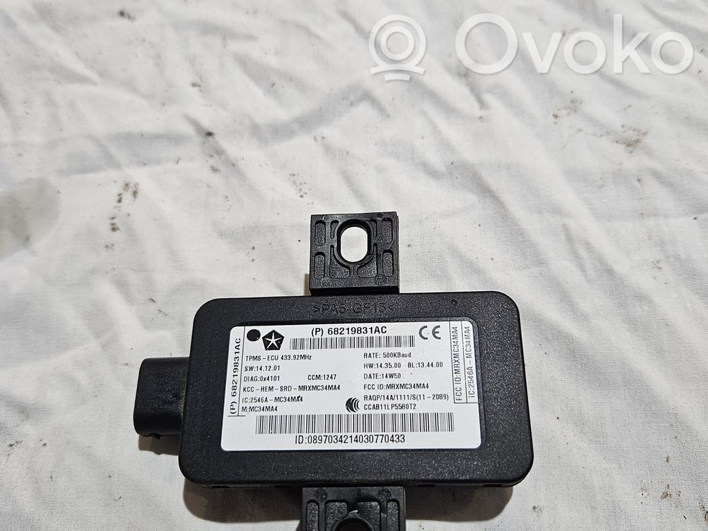 Jeep Grand Cherokee Sterownik / Moduł kontroli ciśnienia w oponach 
