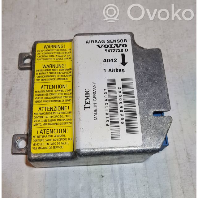 Volvo S70  V70  V70 XC Airbag control unit/module 