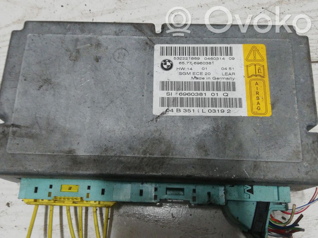 BMW 5 E60 E61 Airbag control unit/module 