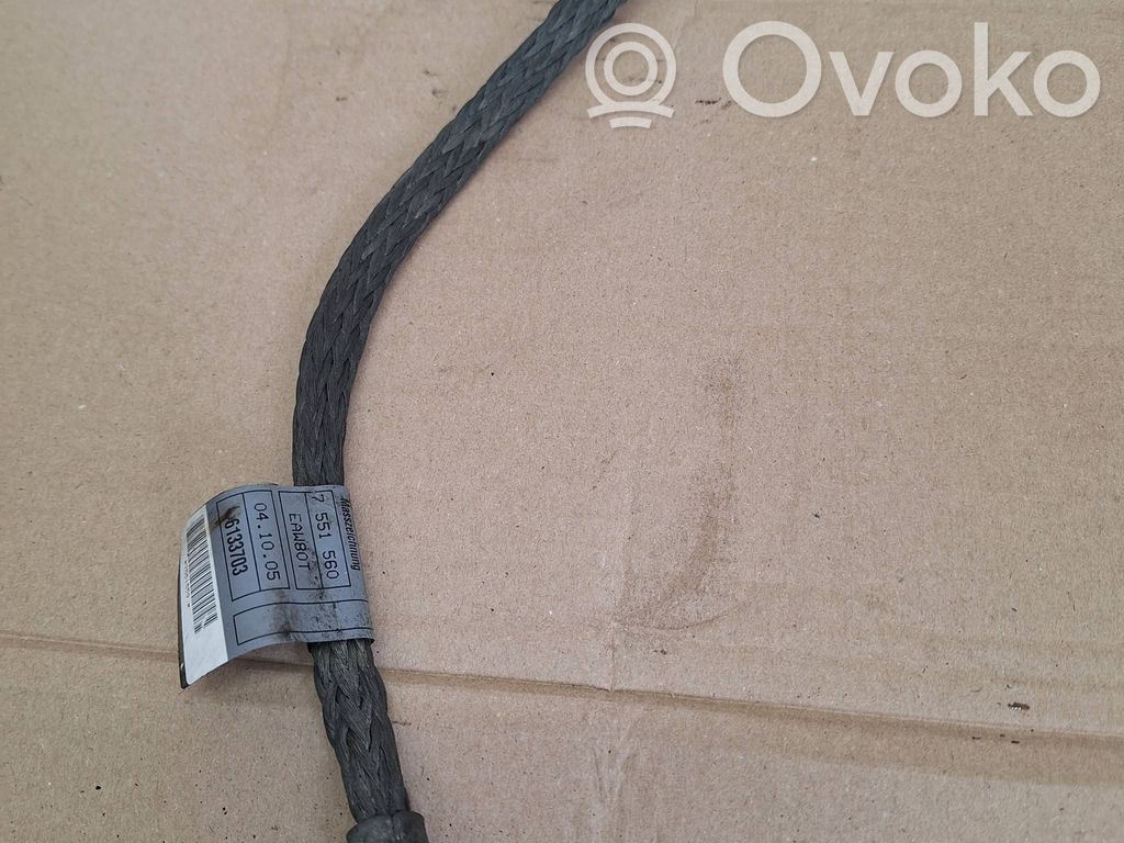 BMW 5 E60 E61 Negative earth cable (battery) 