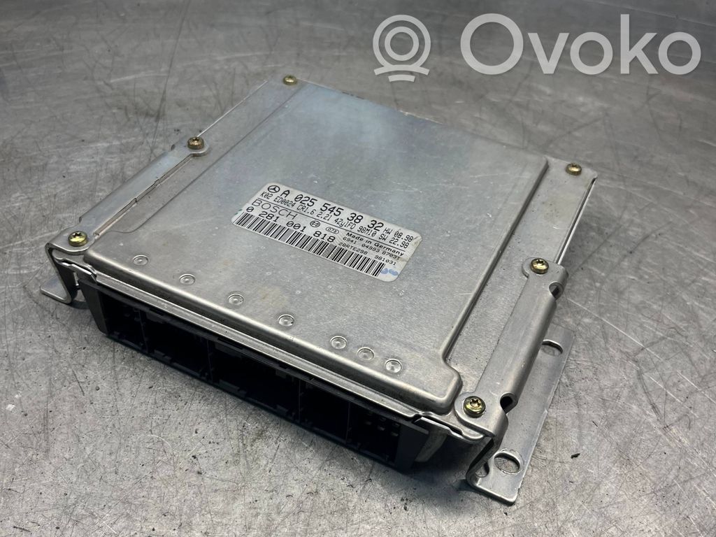 Engine control unit/module   A0255453832,0281001818
