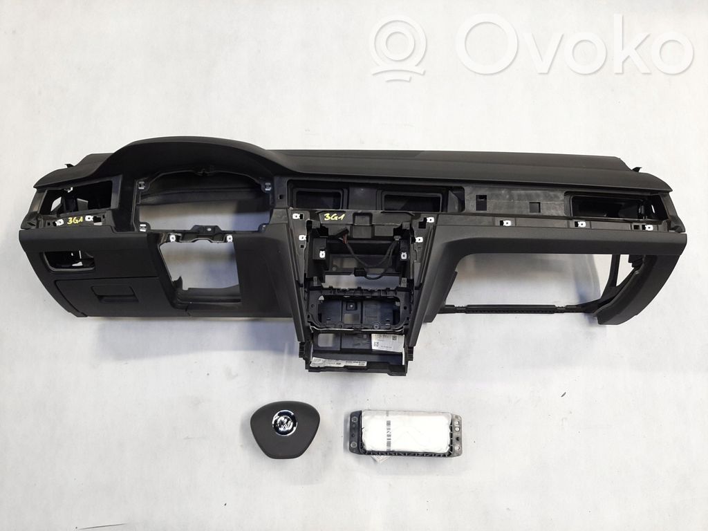 Volkswagen PASSAT B8 Zestaw poduszek powietrznych z panelem 