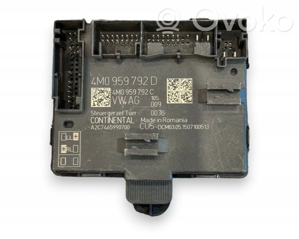 Audi Q7 4M Door control unit/module 
