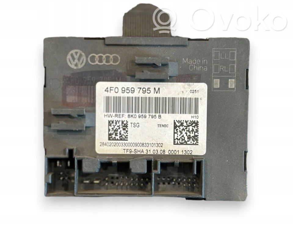 Unité de commande module de porte   8K0959795B,4F0959795M