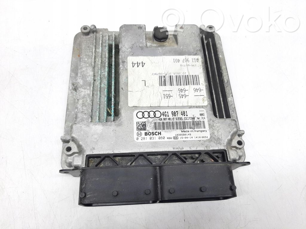Engine control unit/module ECU   4G1907401E