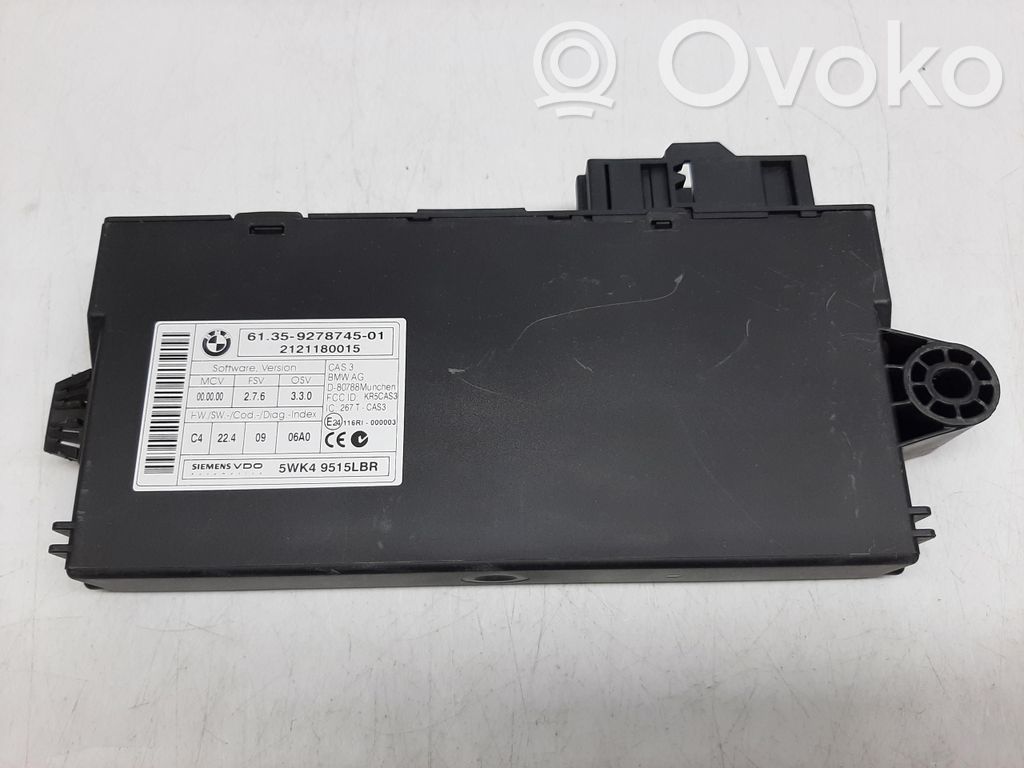BMW 3 E90 E91 CAS control unit/module 