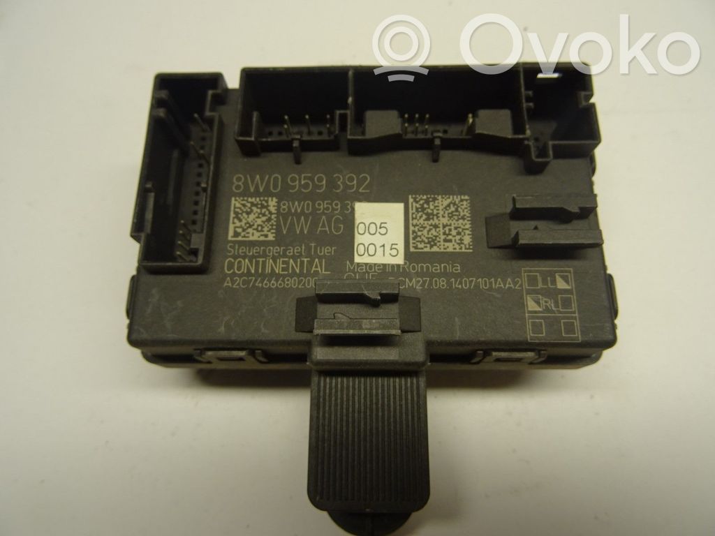 Audi A4 S4 B9 8W Door control unit/module 