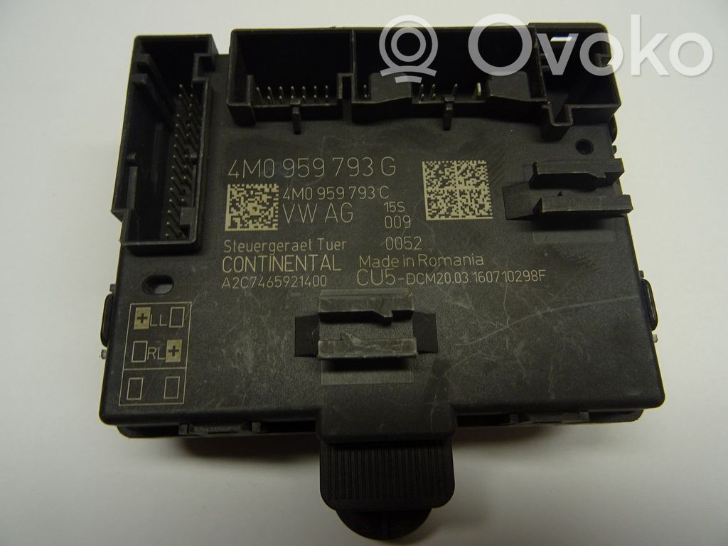 Audi Q7 4M Door control unit/module 