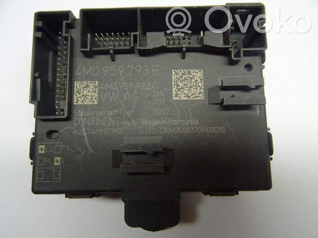 Audi A4 S4 B9 8W Door control unit/module 