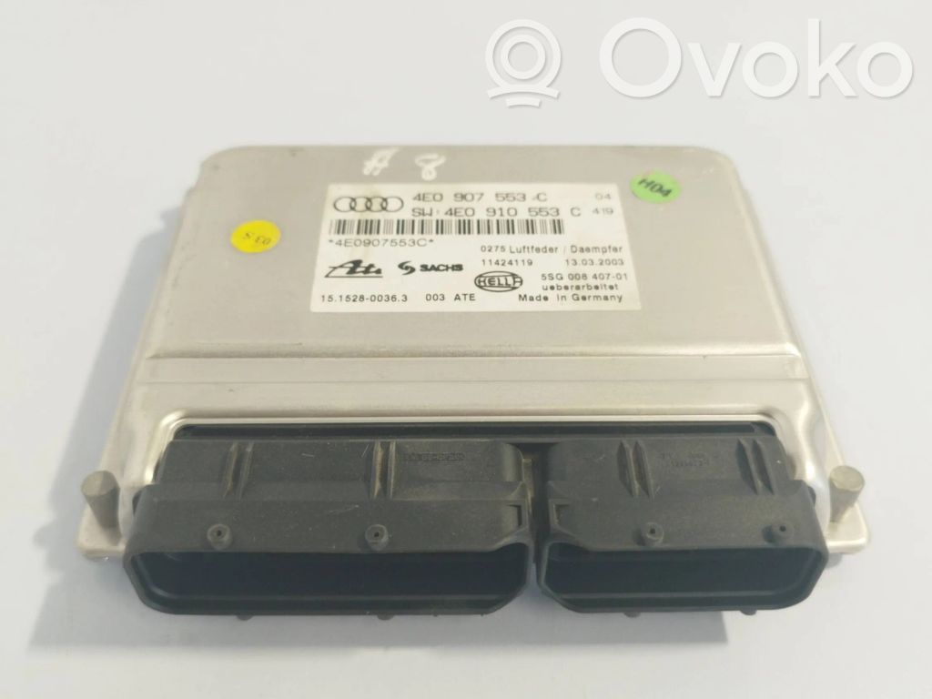 Audi A8 S8 D3 4E Air suspension control unit module (rear) 