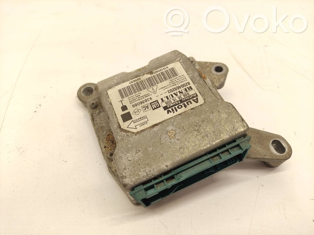 Airbag control unit/module   8200469203,93856086,608361600B