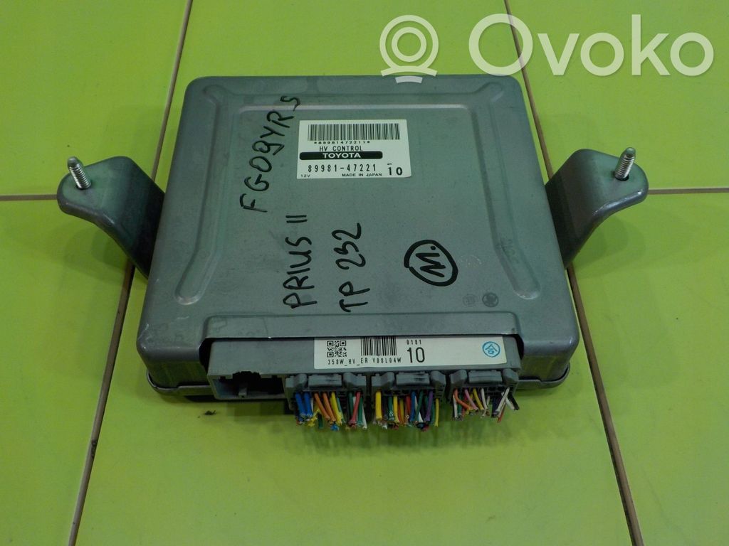 Toyota Prius (XW20) Variklio valdymo blokas 