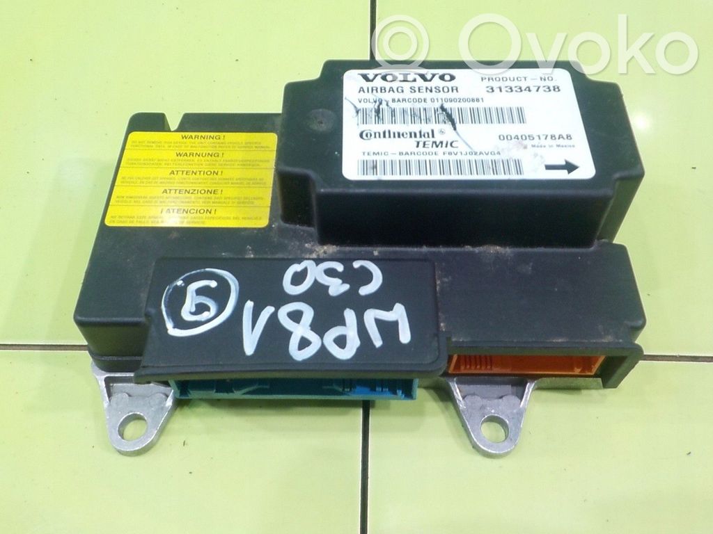 Volvo C30 Airbag control unit/module 