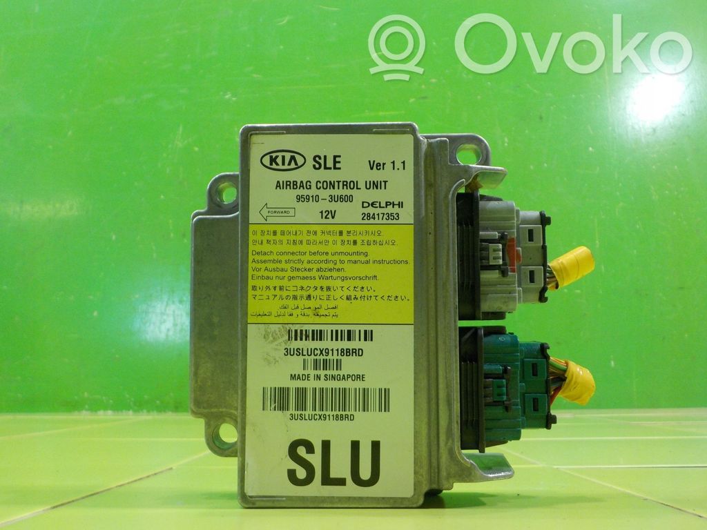 KIA Sportage Airbag control unit/module 