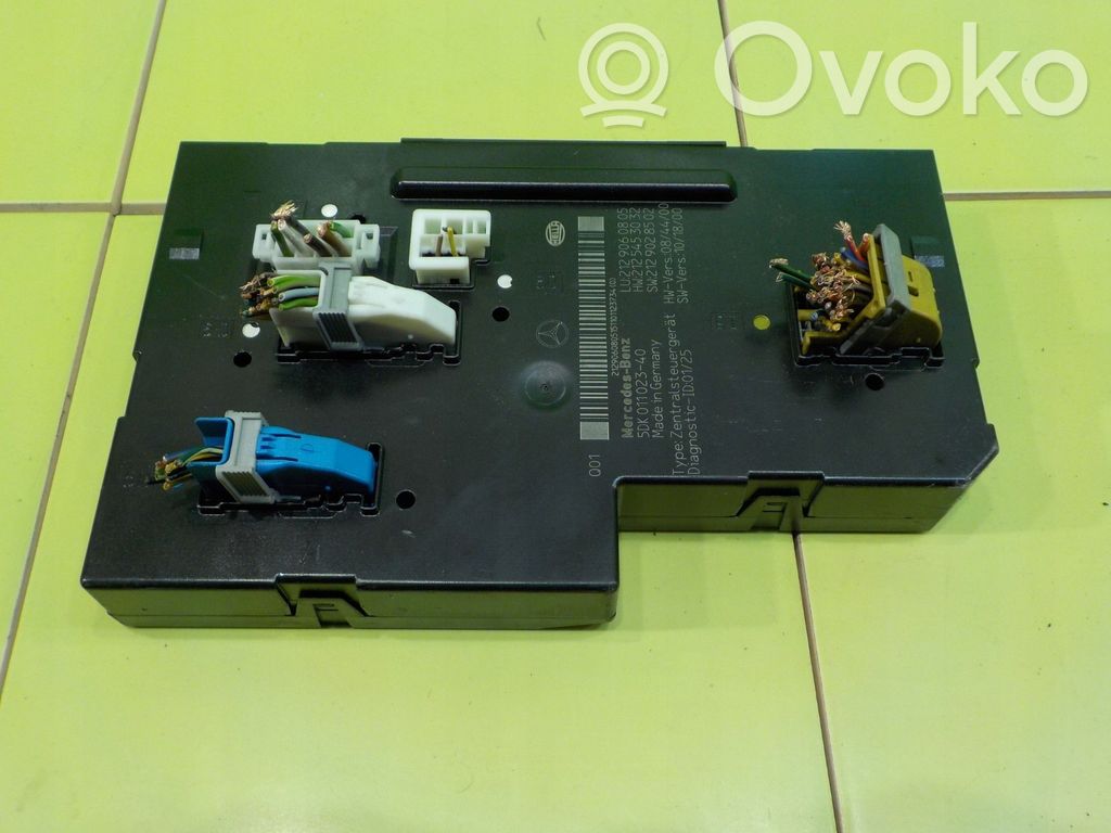 Mercedes-Benz E W212 Fuse box set 
